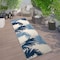 World Rug Gallery Amalfi Contemporary Tropical Floral Indoor/Outdoor Runner Rug 2' x 7' Navy 8013NAVY2X7 - alternate 5